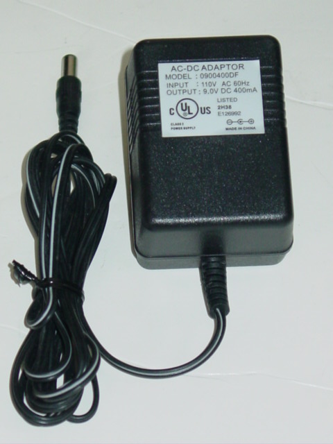 NEW 0900400DF AC Adapter 9V 400mA